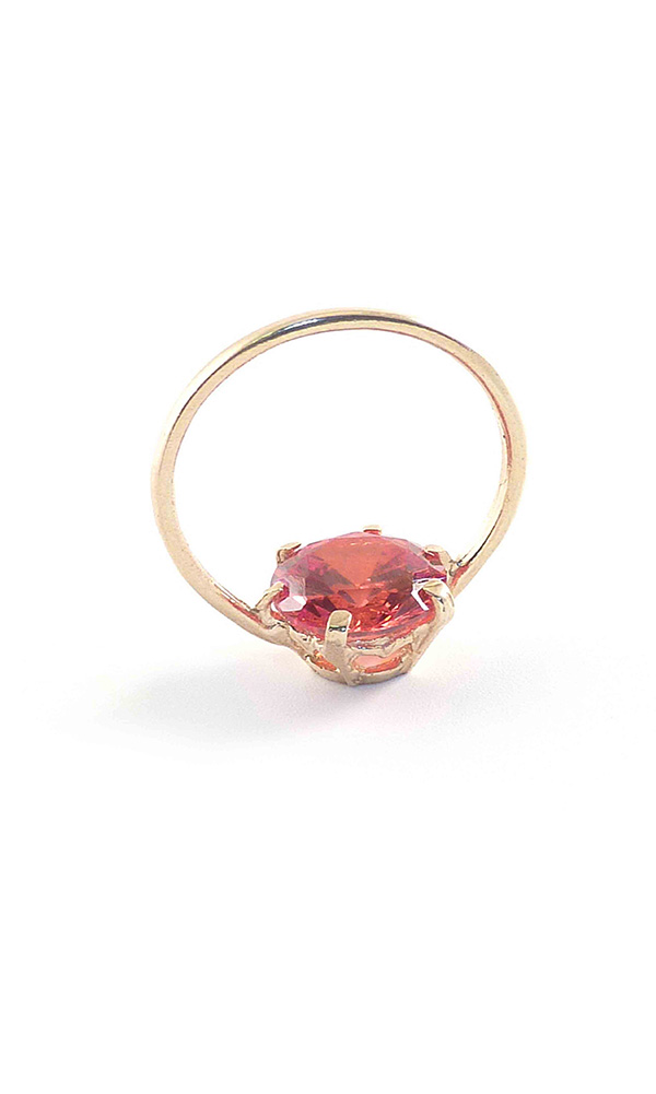 Rose gold CZ Ring